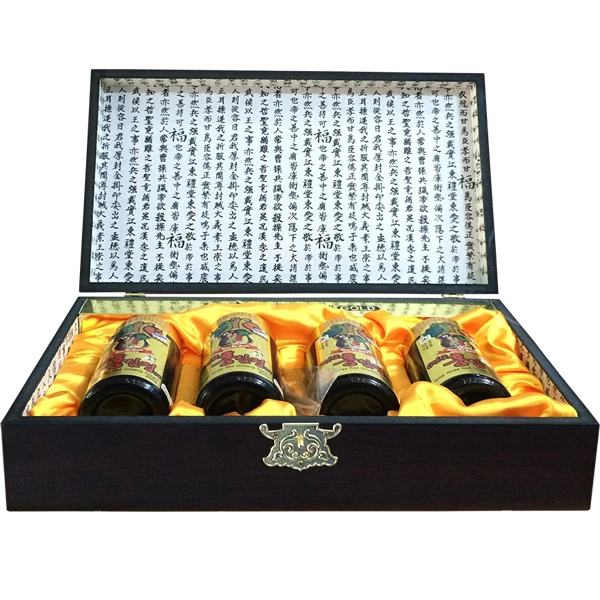 Cao hồng sâm Hàn Quốc hộp gỗ 4 lọ x 250g