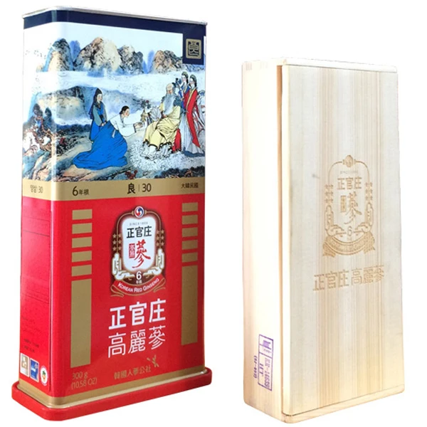 Hồng sâm củ khô KGC 300g 19 củ sâm khô Chính phủ Jung Kwan Jang