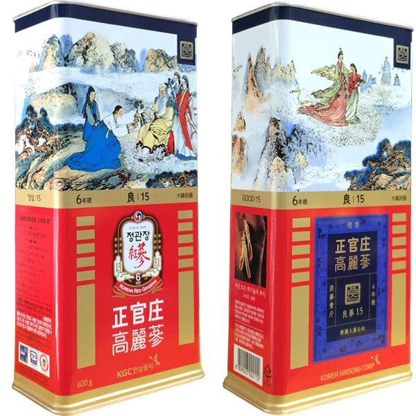 Hồng sâm củ khô KGC 600g 19 củ Hồng sâm chính phủ Jung Kwan Jang