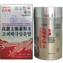 Bột Hồng Sâm Hàn Quốc chính hãng 100% Dongil hộp lọ 100g