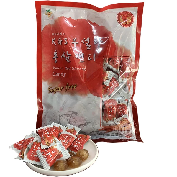 Kẹo hồng sâm không đường KGS 300g