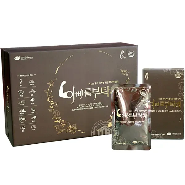 Nước hồng sâm cao cấp cho nam KGS Hàn Quốc