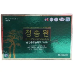 Viên tinh dầu thông đỏ Hàn Quốc Cheong Song Won hộp 180 viên hộp xanh