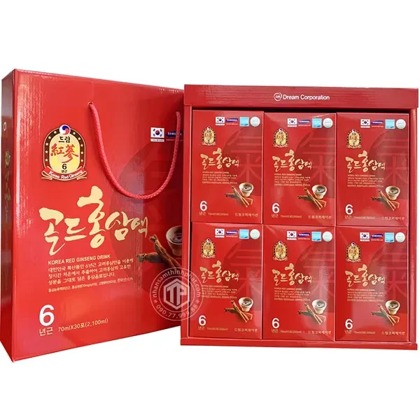 Nước Hồng Sâm 6 Năm Korea Red Ginseng Drink Sobek chính hãng Hàn Quốc