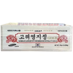 Cao linh chi Hàn Quốc sao vàng Gold hộp gỗ 3 lọ x 120g