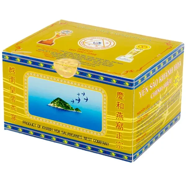 Tổ Yến Sào Khánh Hòa nguyên chất làm sạch hộp 3g - 011