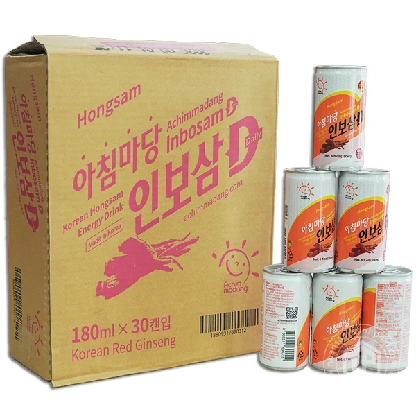 Nước hồng sâm lon Achimmadang Hàn Quốc 30 lon x 180ml