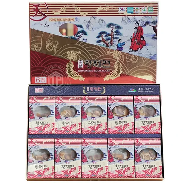 Hồng Sâm Lát Khô Daesan Hàn Quốc hộp 120g