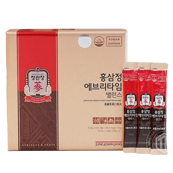 Nước hồng sâm Hậu Duệ Mặt Trời sâm chính phủ Hàn Quốc KGC Jung Kwan Jang