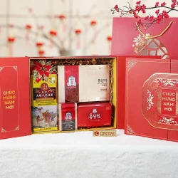 Hộp Quà Xuân Trường Thọ - Set 52 - Hộp quà tặng tết cao cấp Xuân Bính Ngọ 2026