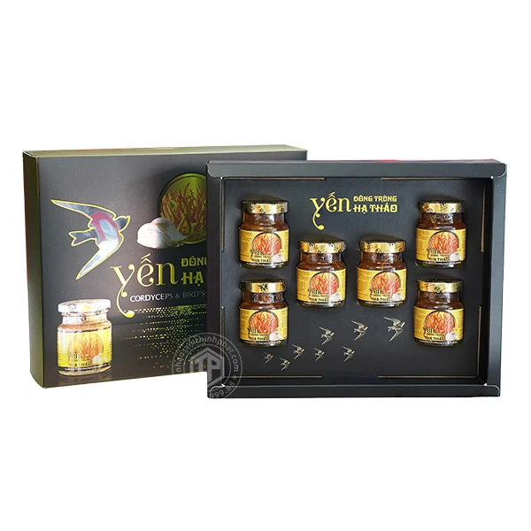Yến đông trùng hạ thảo có đường hộp 6 lọ