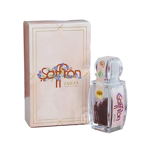 Nhụy hoa nghệ tây saffron nhập khẩu Iran loại B lọ 1g