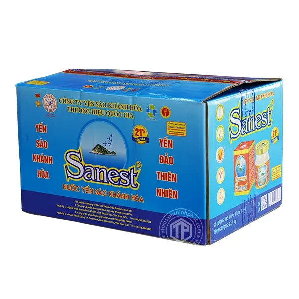 Yến Sào Khánh hòa sanest có đường thùng 105 lọ x 70ml