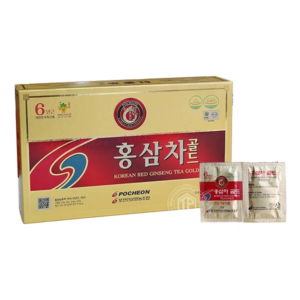 Trà hồng sâm Hàn Quốc Pocheon hộp 100 gói