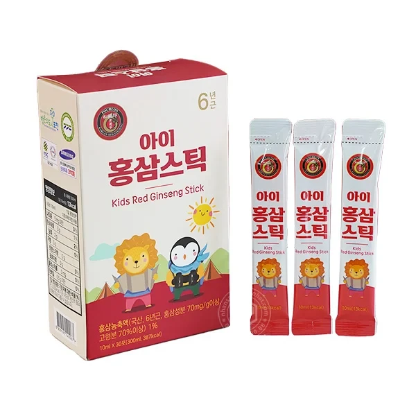 Nước hồng sâm Pocheon dành cho trẻ em dạng thanh - Kids red ginseng stick