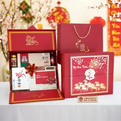 Hộp Quà Xuân Bách Lộc - Set 29 - Hộp quà tặng tết cao cấp Xuân 2026