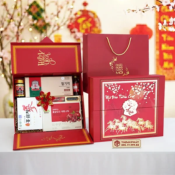 Hộp Quà Xuân Bách Lộc - Set 29 - Hộp quà tặng tết cao cấp Xuân 2026