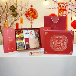 Hộp Quà Xuân Trường Thọ - Set 52 - Hộp quà tặng tết cao cấp Xuân 2026