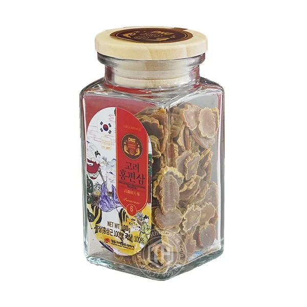 Hồng sâm lát khô Daedong lọ 100g