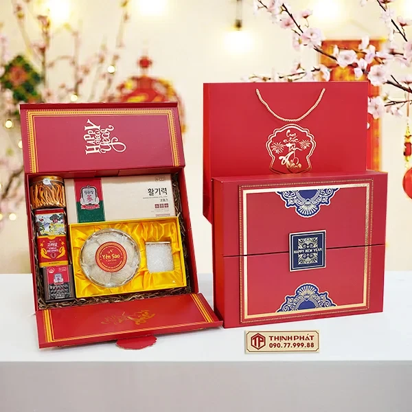 Hộp Quà Xuân Trường Thọ - Set 33 - Hộp quà tặng tết cao cấp Xuân 2026