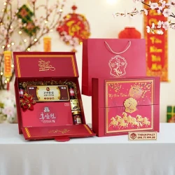 Hộp Quà Xuân Bách Lộc - Set 04 - Hộp quà tặng tết cao cấp Xuân 2026
