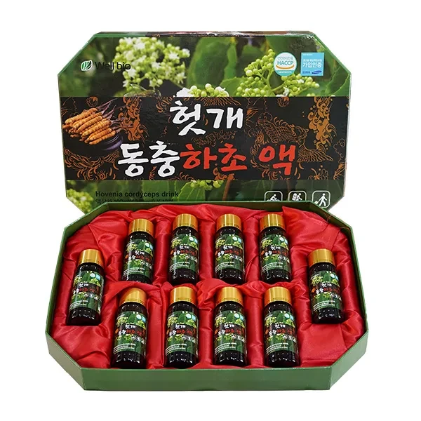 Nước bổ gan thanh lọc cơ thể Jeong Won Hàn Quốc hộp 10 chai x 100 ml