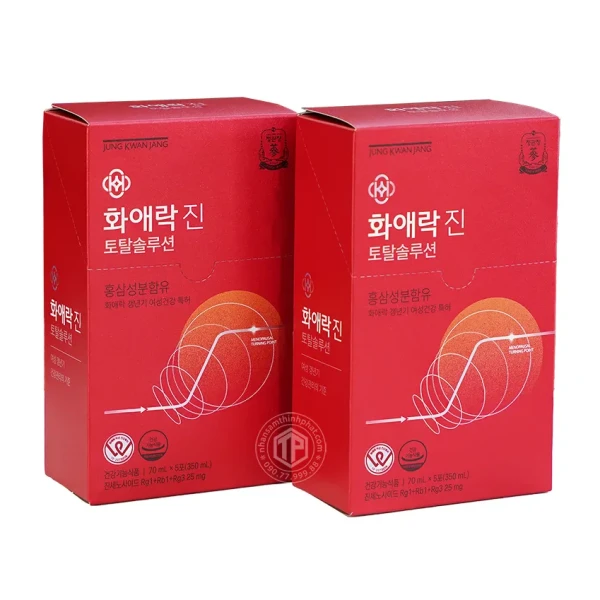 Nước Hồng Sâm Cao Cấp KGC chính hãng cho nữ 10 gói x 70ml