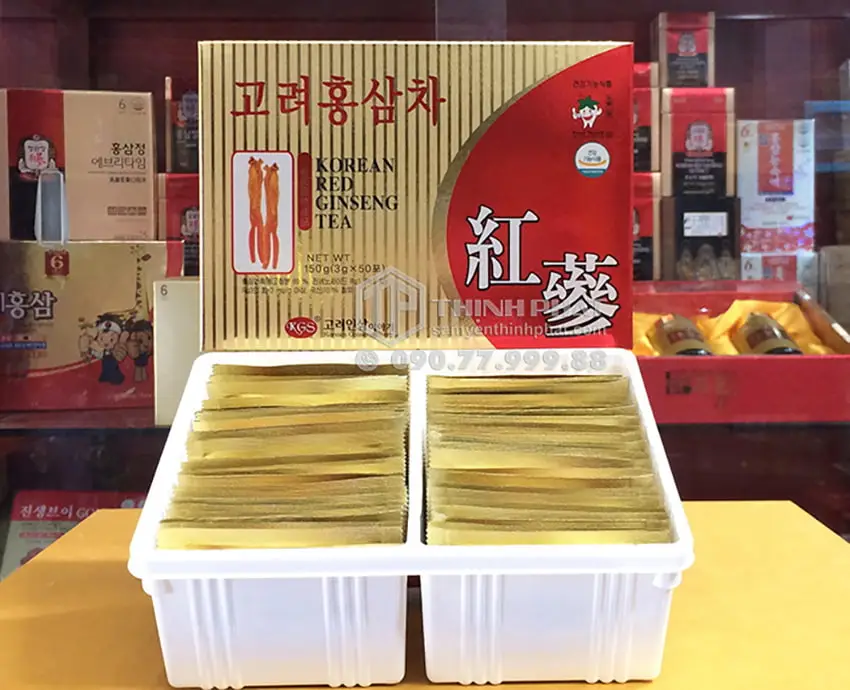 Trà sâm Hàn Quốc KGS hộp 50 gói