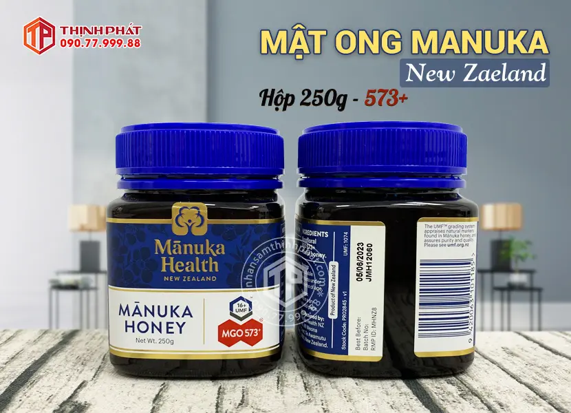 Mật ong Manuka New Zealand 573+ lọ 250g Mật ong Manuka New Zealand 573+ lọ 250g