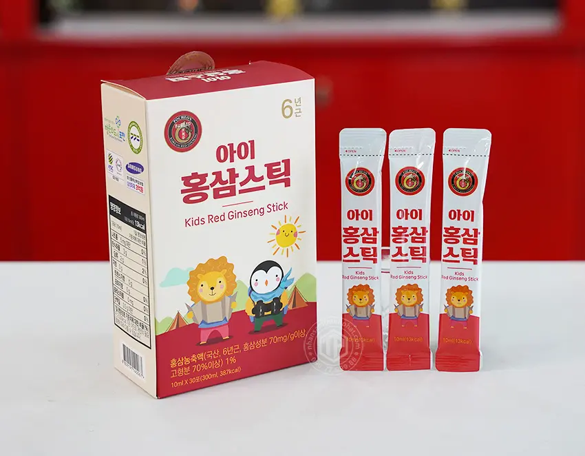 Nước hồng sâm Pocheon dành cho trẻ em dạng thanh - Kids red ginseng stickNước hồng sâm Pocheon dành cho trẻ em dạng thanh - Kids red ginseng stick Nước hồng sâm Pocheon dành cho trẻ em dạng thanh - Kids red ginseng stickNước hồng sâm Pocheon dành cho trẻ em dạng thanh - Kids red ginseng stick
