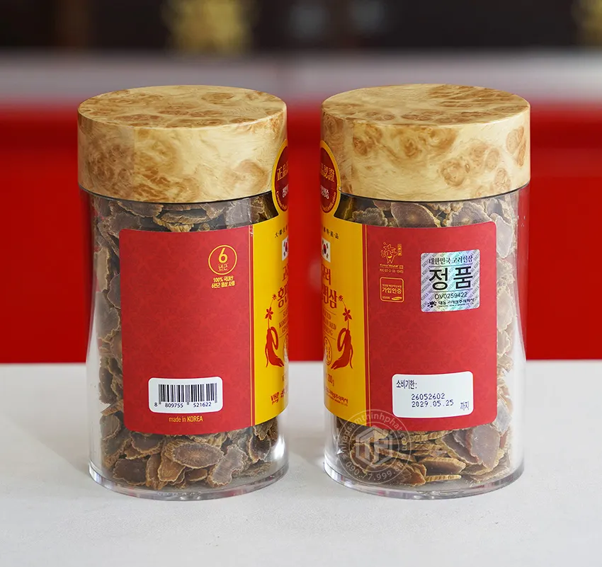 Hồng sâm lát khô Daedong lọ 200g Hồng sâm lát khô Daedong lọ 200g