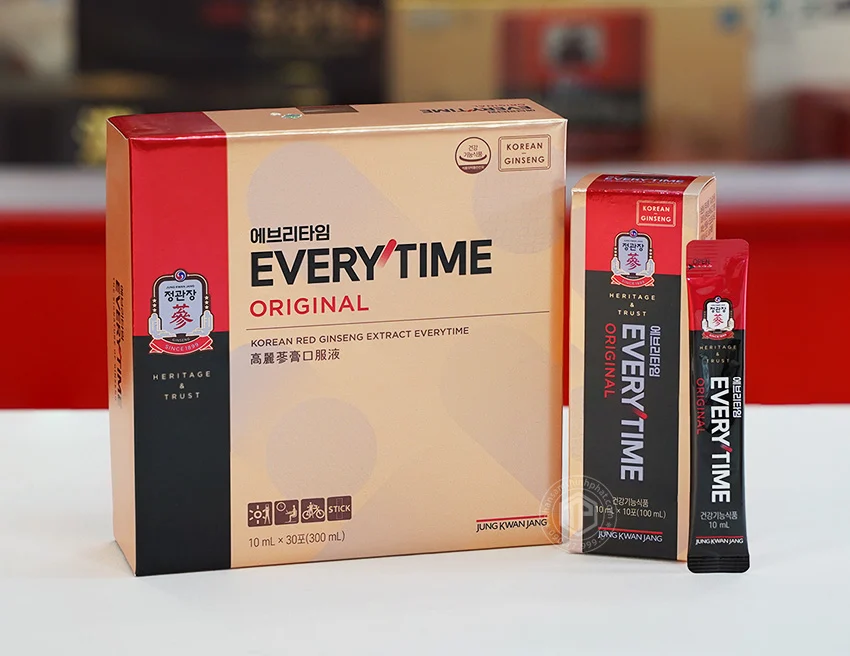  Nước hồng sâm Everytime Hậu Duệ Mặt Trời KGC hộp 30 gói x 10ml cao cấp Nước hồng sâm Everytime Hậu Duệ Mặt Trời KGC hộp 30 gói x 10ml cao cấp