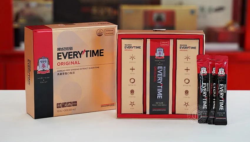  Nước hồng sâm Everytime Hậu Duệ Mặt Trời KGC hộp 30 gói x 10ml cao cấp Nước hồng sâm Everytime Hậu Duệ Mặt Trời KGC hộp 30 gói x 10ml cao cấp