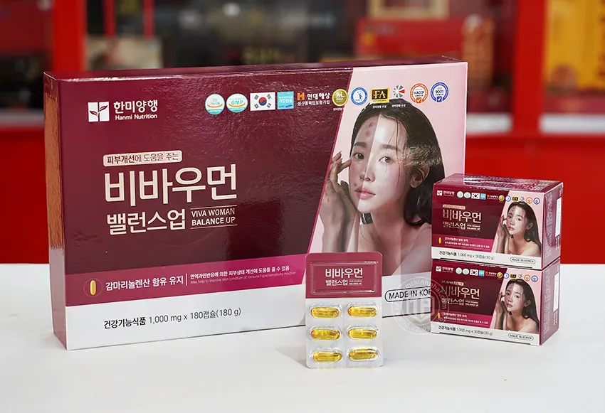 Viên uống cân bằng nội tiết tố nữ Hàn Quốc hộp 180 viên