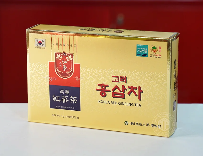Trà Hồng Sâm Hàn Quốc Korean Red Ginseng 100 gói x 3g