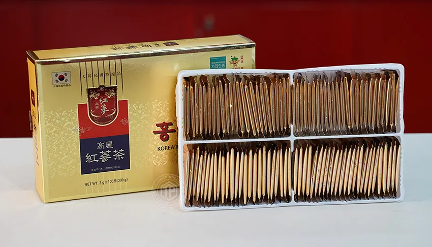 Trà Hồng Sâm Hàn Quốc Korean Red Ginseng 100 gói x 3g