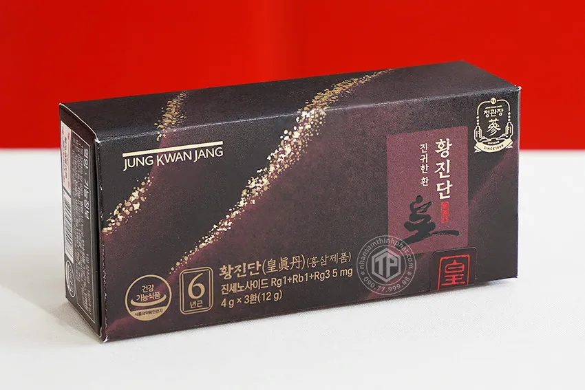 Viên hồng sâm linh đan Chính phủ Hàn Quốc Jung Kwan Jang KGC hộp 3 viên Viên hồng sâm linh đan Chính phủ Hàn Quốc Jung Kwan Jang KGC hộp 3 viên