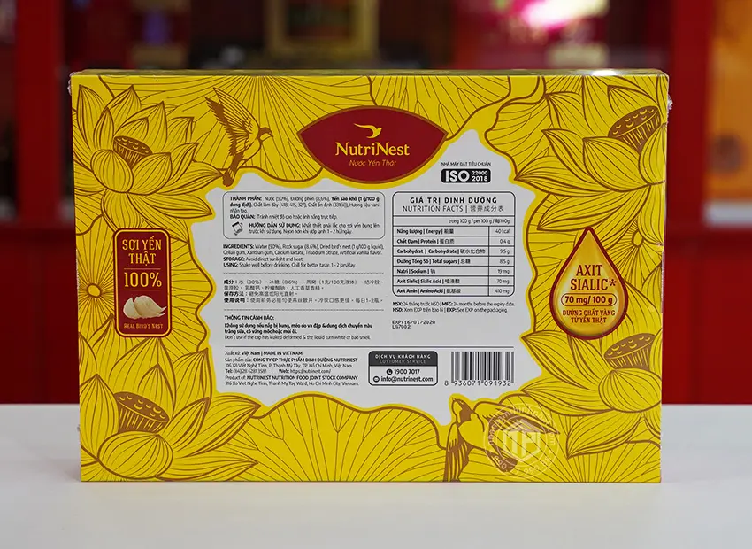 Yến chưng sẵn hộp 6 lọ Gold Bird Silver